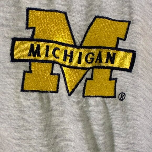 Michigan Wolverines Starter Baseball Henley T Shirt - Picture 4 of 6